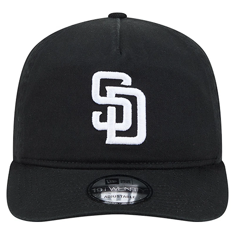 Men's New Era  Black/White San Diego Padres 19TWENTY Adjustable Hat