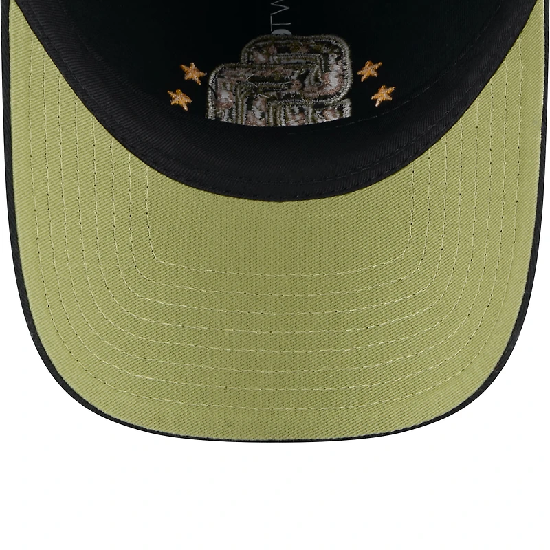 Casquette ajustable 9TWENTY pour la Journée des forces armées 2024 New Era noire des San Diego Padres pour hommes