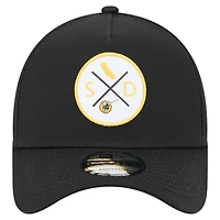 Casquette ajustable A-Frame 9FORTY San Diego Padres New Era noire pour homme