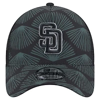 Casquette ajustable A-Frame Trucker 9FORTY San Diego Padres noire New Era pour homme