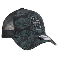 Casquette ajustable A-Frame Trucker 9FORTY San Diego Padres noire New Era pour homme