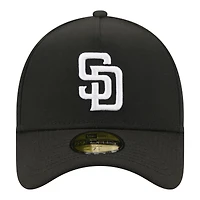 Men's New Era  Black San Diego Padres A-Frame 59FORTY Fitted Hat