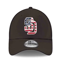 Men's New Era Black San Diego Padres America 250 39THIRTY Flex Hat