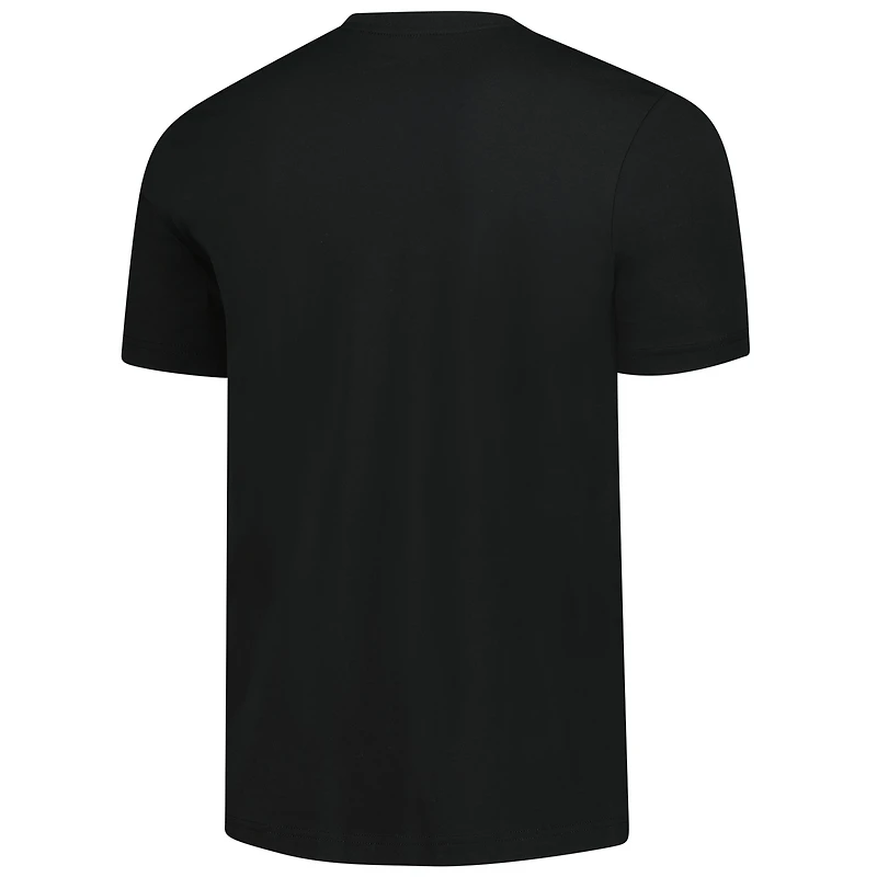 Men's New Era  Black San Diego Padres Bronze Logo with Cross Bats Established T-Shirt