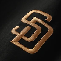 Men's New Era  Black San Diego Padres Bronze Logo with Cross Bats Established T-Shirt