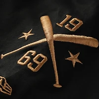 Men's New Era  Black San Diego Padres Bronze Logo with Cross Bats Established T-Shirt