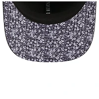 Men's New Era  Black San Diego Padres Floral Patch 9SEVENTY Adjustable Hat