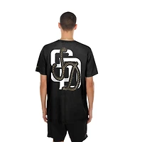 T-shirt New Era noir pour homme San Diego Padres Injection Lifestyle Urban Ranchwear