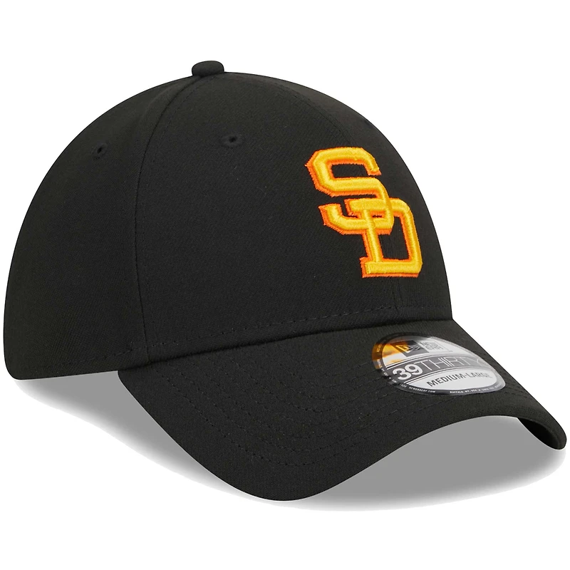 Casquette Flex 39THIRTY pour homme San Diego Padres Logo New Era noire