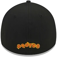 Casquette Flex 39THIRTY pour homme San Diego Padres Logo New Era noire