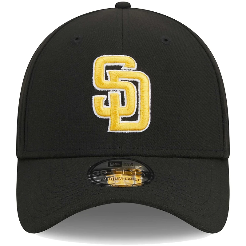 Casquette Flex 39THIRTY pour homme San Diego Padres Logo New Era noire
