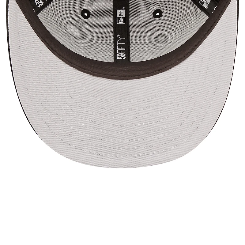 Men's New Era Black San Diego Padres Low Profile 59FIFTY Fitted Hat