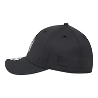Men's New Era  Black San Diego Padres Metallic 39THIRTY M-Crown Flex Hat