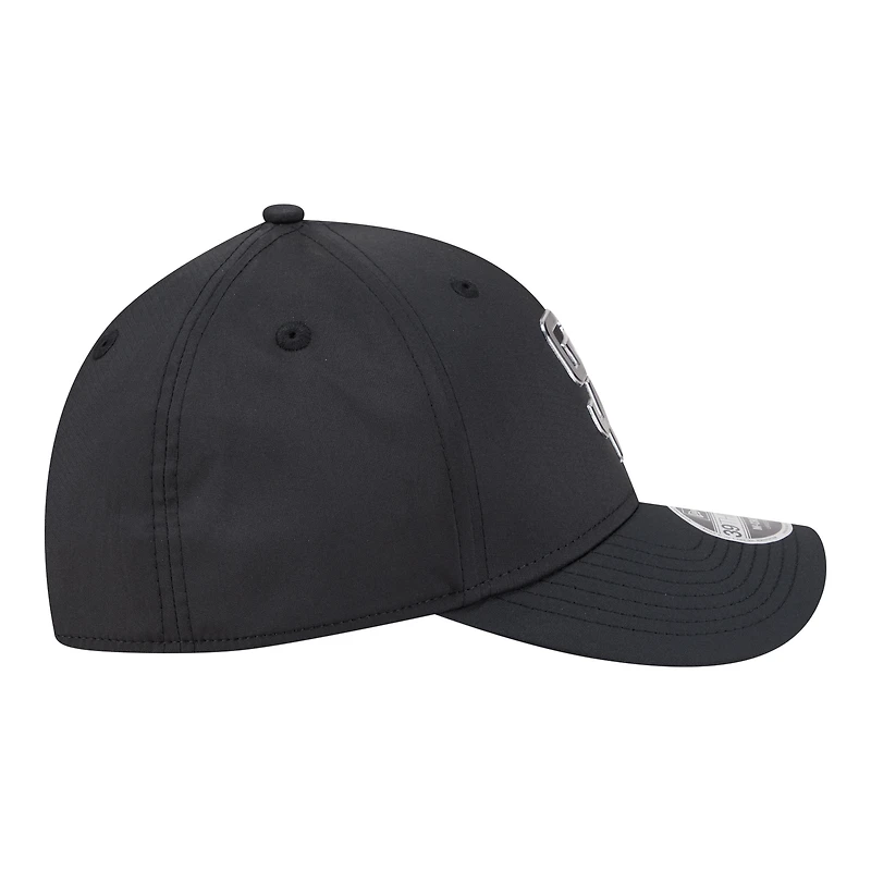 Men's New Era Black San Diego Padres Metallic 39THIRTY M-Crown Flex Hat