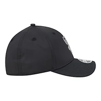 Men's New Era  Black San Diego Padres Metallic 39THIRTY M-Crown Flex Hat
