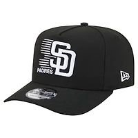 Casquette snapback New Era Motion A-Frame 9FIFTY noire pour homme