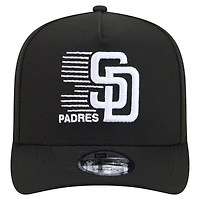 Casquette snapback New Era Motion A-Frame 9FIFTY noire pour homme