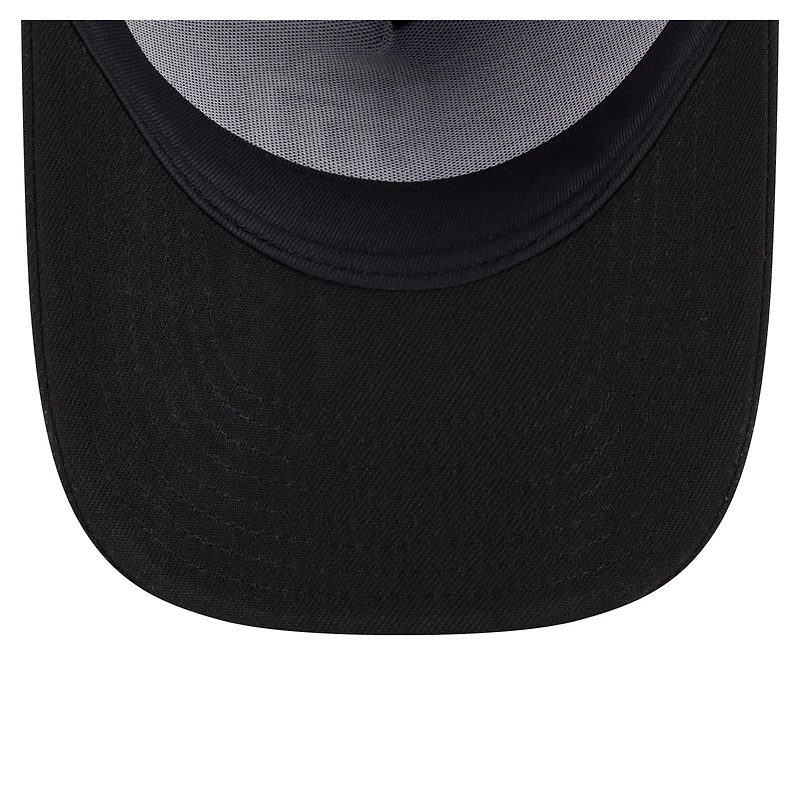 Men's New Era Black San Diego Padres Motion A-Frame 9FIFTY Snapback Hat
