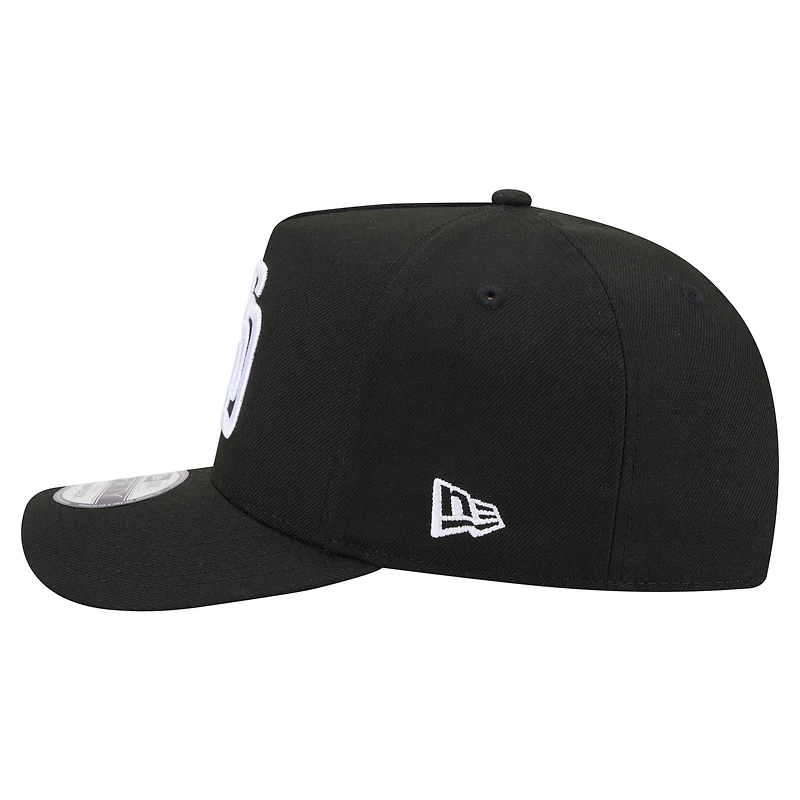 Casquette snapback New Era Motion A-Frame 9FIFTY noire pour homme