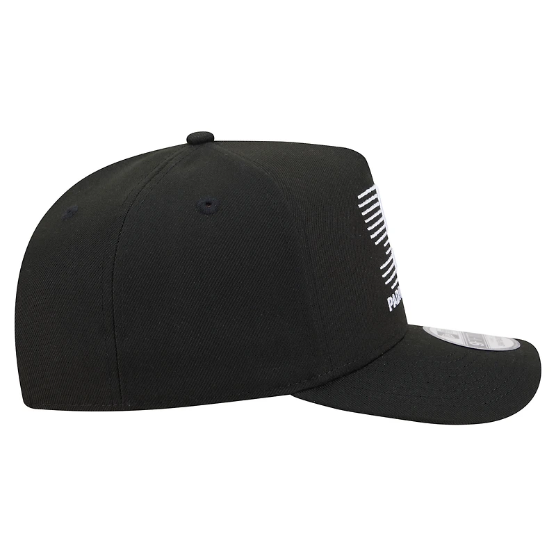 Casquette snapback New Era Motion A-Frame 9FIFTY noire pour homme