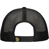 Casquette ajustable New Era noire San Diego Padres Retro Bold A-Frame Trucker 9FORTY pour homme