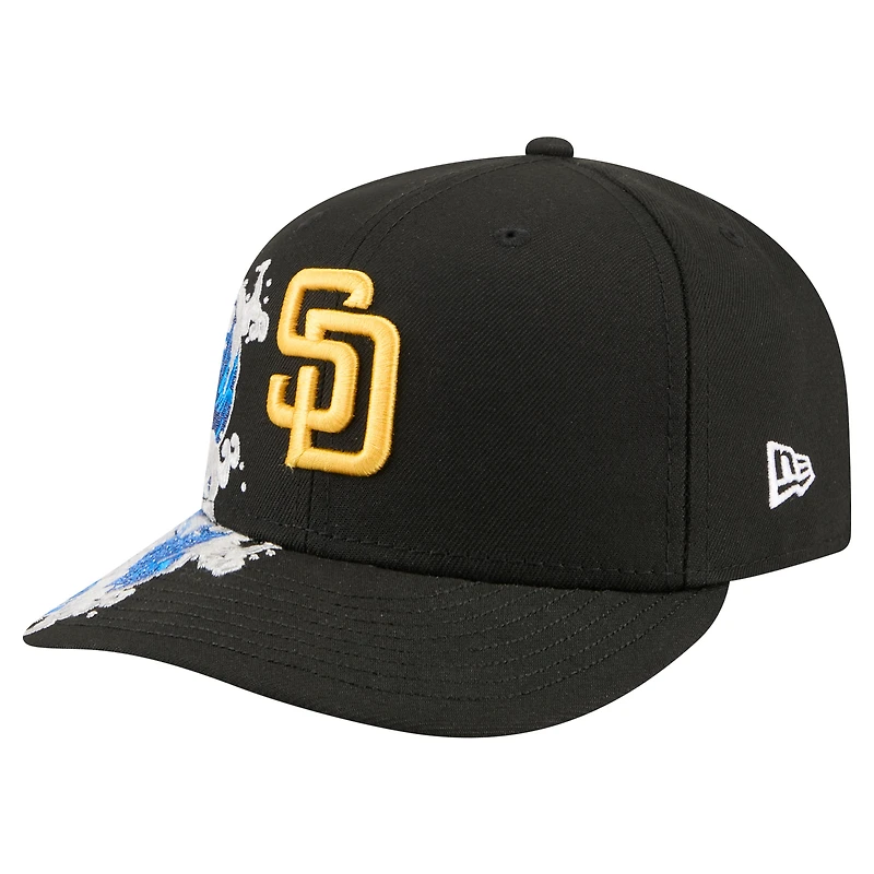 Men's New Era Black San Diego Padres Surf 59FIFTY Fitted Hat
