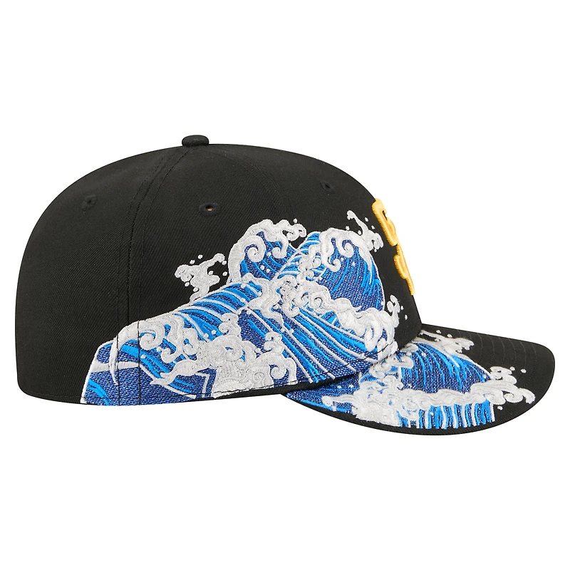 Men's New Era Black San Diego Padres Surf 59FIFTY Fitted Hat