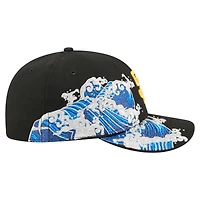 Men's New Era  Black San Diego Padres Surf 59FIFTY Fitted Hat
