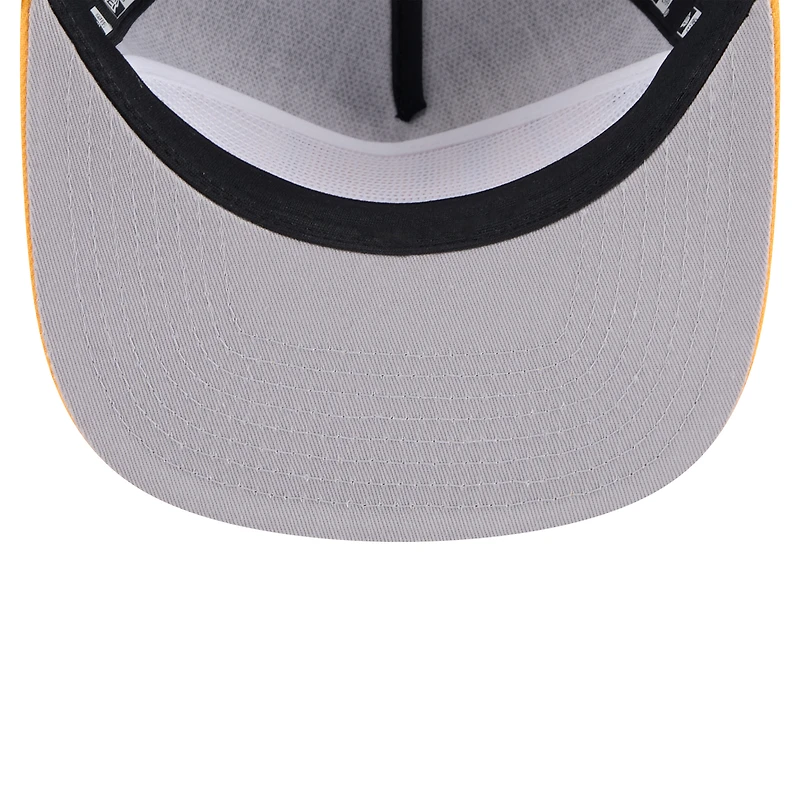 Men's New Era Black San Diego Padres Throwback Meshback Golfer Hat