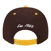 Casquette ajustable New Era marron/or San Diego Padres 9FIFTY pour homme