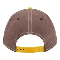 Casquette ajustable New Era marron/or San Diego Padres en feutre M-Crown 9FORTY pour homme
