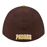 Casquette New Era Flex marron/or San Diego Padres Rope M-Crown A-Frame 39THIRTY pour homme