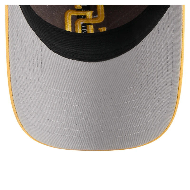 Men's New Era Brown/Gold San Diego Padres Select 9TWENTY Adjustable Hat