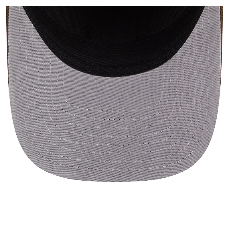 Casquette trucker New Era marron/naturel San Diego Padres grainée 9FIFTY pour homme, modèle A-Frame ajustable