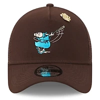 Casquette camionneur ajustable 9FORTY de la Big League Chew des Padres de San Diego de New Era pour homme, marron, 2025
