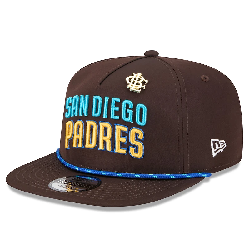 Casquette snapback marron New Era San Diego Padres 2025 Big League Chew Golfer pour homme