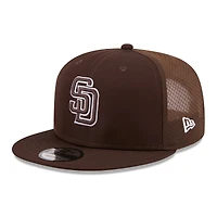Men's New Era Brown San Diego Padres 2026 Batting Practice 9FIFTY Snapback Hat
