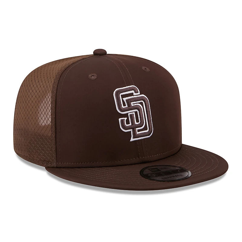 Men's New Era Brown San Diego Padres 2026 Batting Practice 9FIFTY Snapback Hat