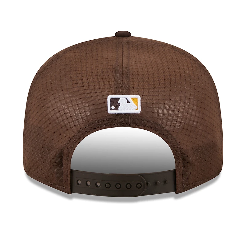 Casquette snapback New Era marron San Diego Padres 2026 pour homme