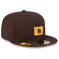 Casquette ajustée New Era marron San Diego Padres 2026 Clubhouse 59FIFTY pour homme
