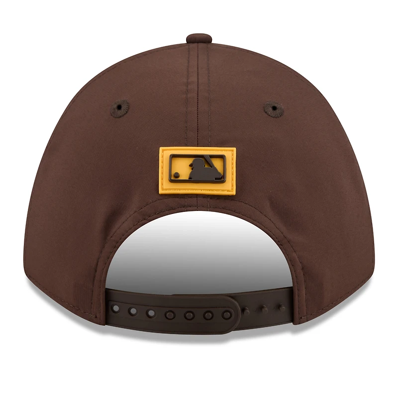 Men's New Era Brown San Diego Padres 2026 Clubhouse 9FORTY A-Frame Adjustable Hat