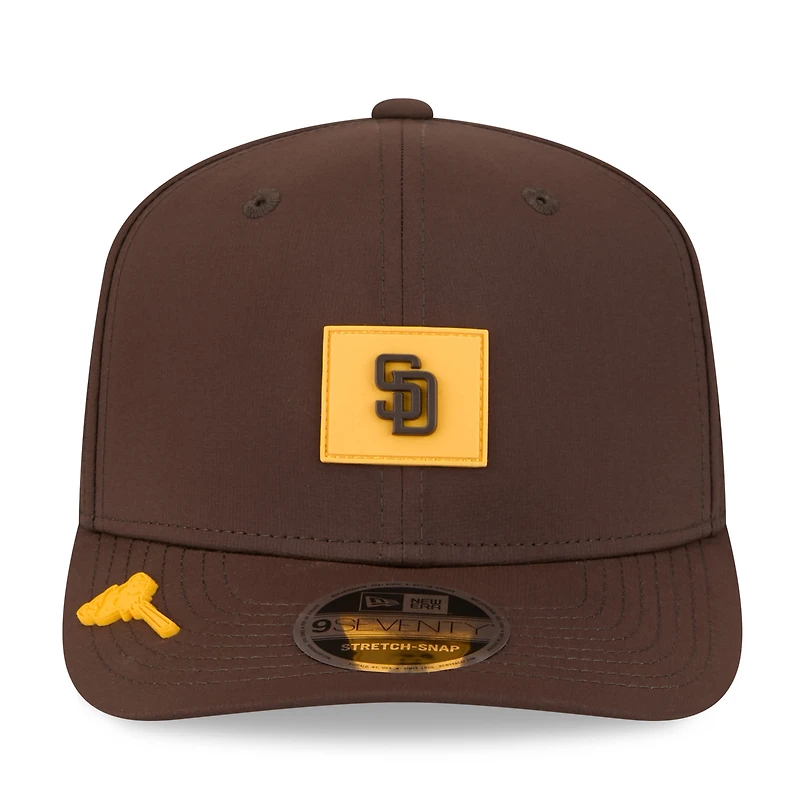 Men's New Era Brown San Diego Padres 2026 Clubhouse 9SEVENTY Adjustable Hat