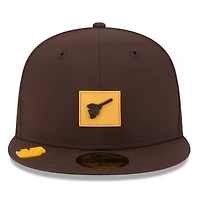 Casquette ajustée New Era marron San Diego Padres 2026 Clubhouse Alternate 59FIFTY pour homme