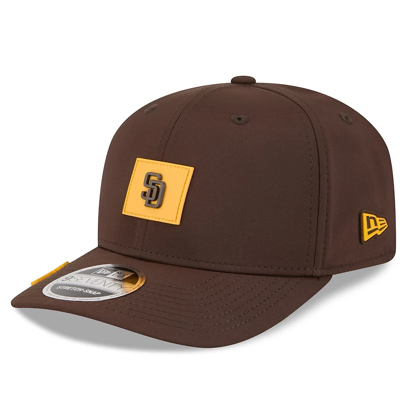 Casquette ajustable New Era marron San Diego Padres 2026 Clubhouse Alternate 9SEVENTY pour homme