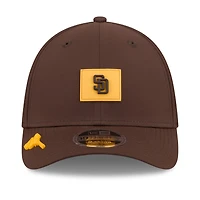 Casquette New Era marron San Diego Padres 2026 Clubhouse M-Crown 39THIRTY Flex pour homme
