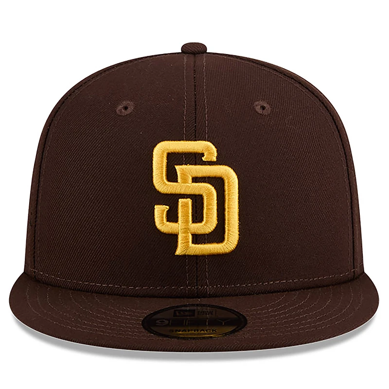 Casquette snapback New Era marron San Diego Padres 2026 Jackie Robinson Day 9FIFTY pour homme