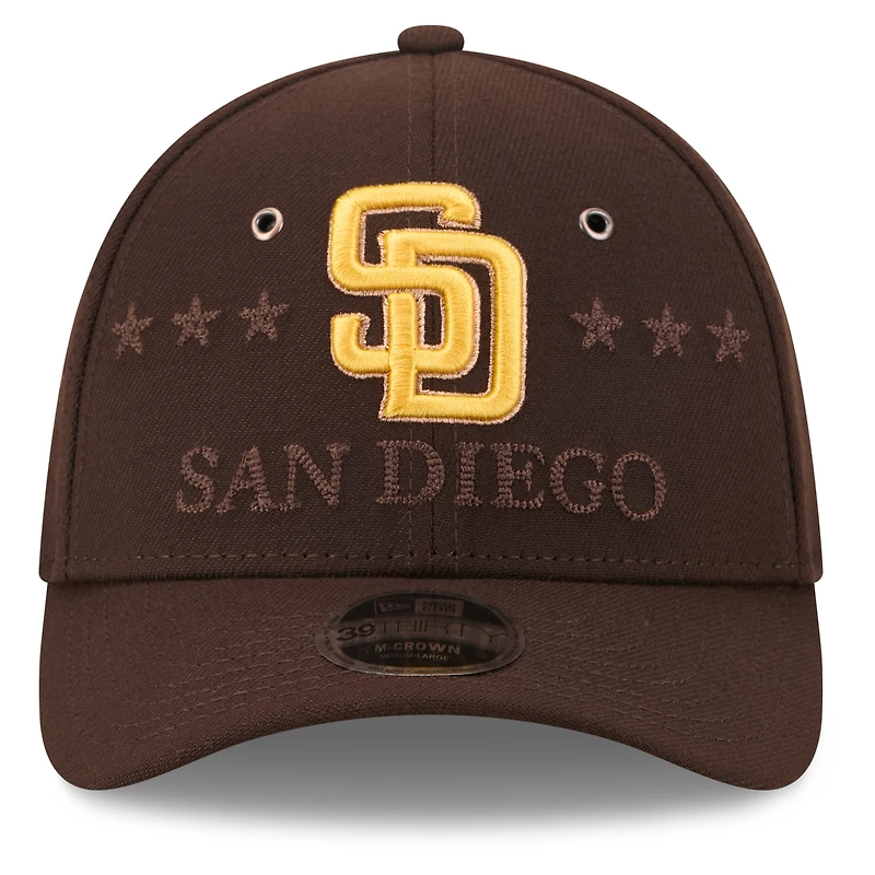 Men's New Era Brown San Diego Padres 2026 MLB All-Star Game 39THIRTY Flex Hat