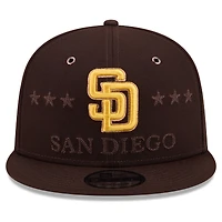 Casquette snapback New Era marron San Diego Padres 2026 MLB All-Star Game 9FIFTY pour homme