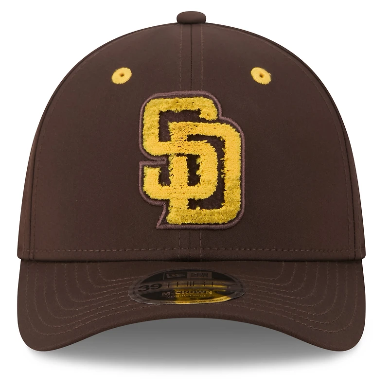 Men's New Era Brown San Diego Padres 2026 MLB All-Star Game Workout 39THIRTY M-Crown Flex Hat