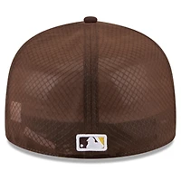 Men's New Era Brown San Diego Padres 2026 MLB All-Star Game Workout 59FIFTY Fitted Hat
